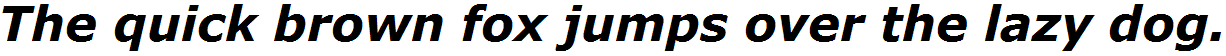 Verdana Bold Italic