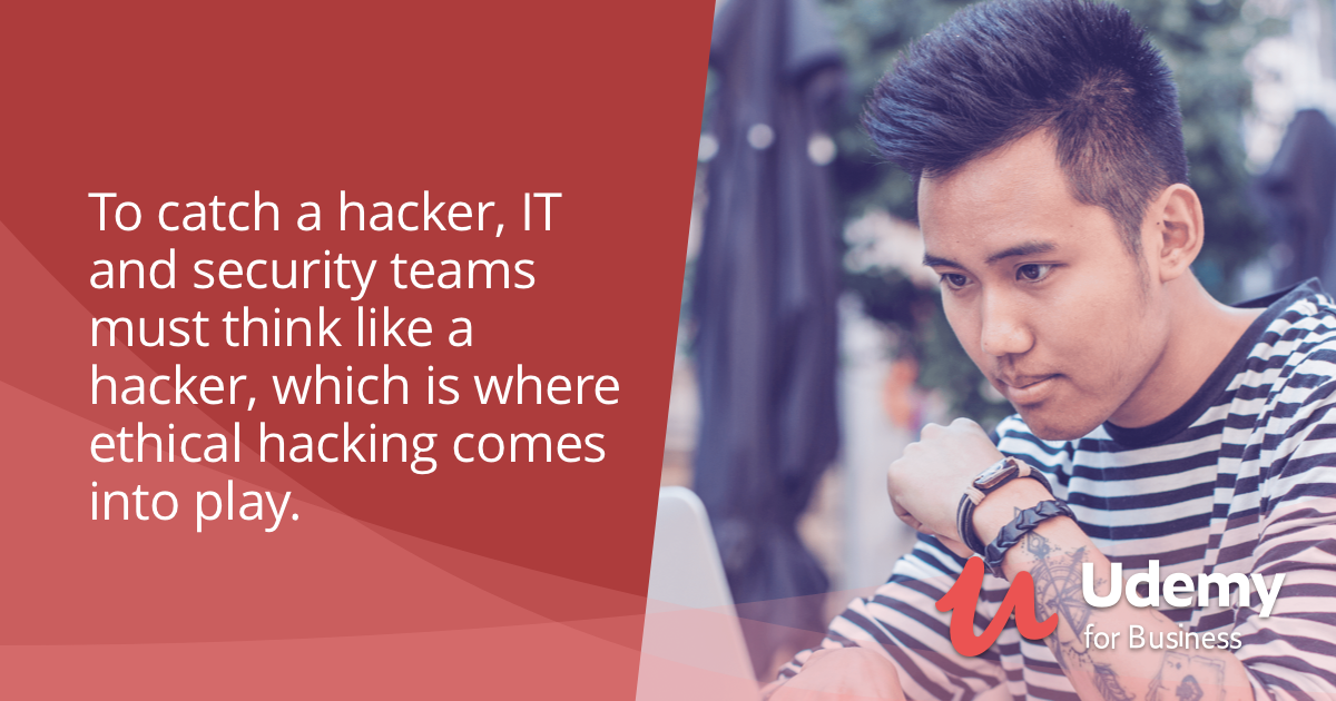 Ethical hacking helps IT teams think like a hacker.