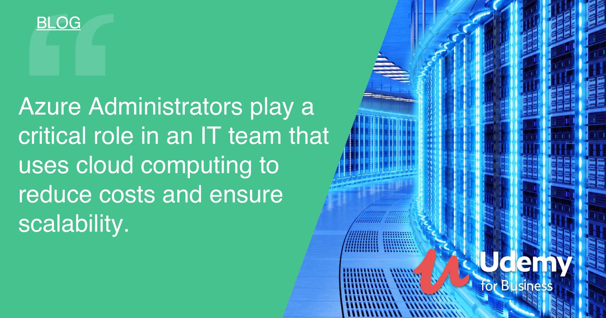 Azure Administrators in IT team quote