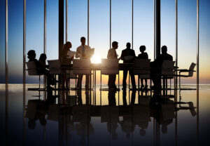 Business People Working In a Conference Room