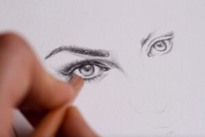 how to draw eyes step by step