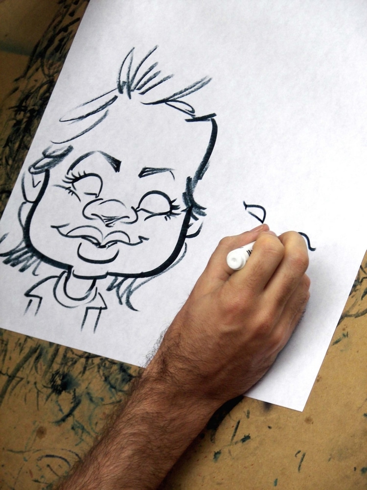 drawing caricatures