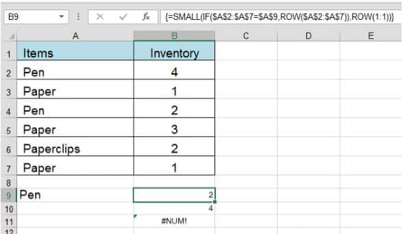 vlookupmultiplevalues7