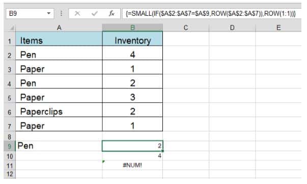 vlookupmultiplevalues9