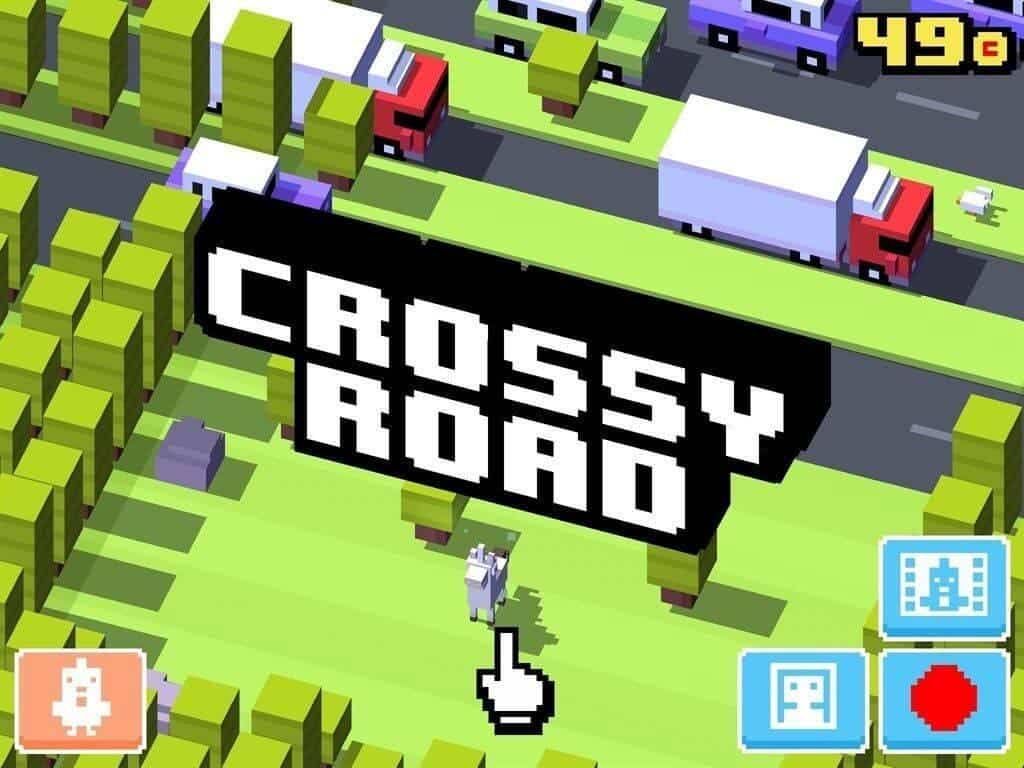 Crossy Roads, made with Unity